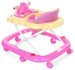 Premergator reglabil in 3 trepte cu melodii Micii Pinguini™ , Ratusca, Pliabil, Roz