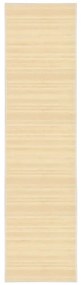 vidaXL Covor din bambus, natural, 80 x 300 cm