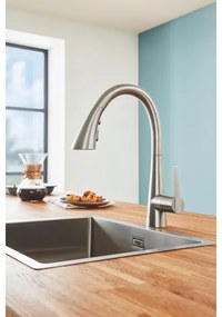 GROHE 32294DC2 - Baterie pentru chiuvetă ZEDRA, inox