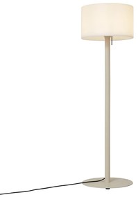Lampă scandinavă de exterior bej cu abajur alb IP44 - Mississippi