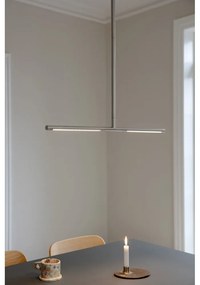 Lustră argintie LED din metal cu abajur din metal Omni Ceiling – UMAGE