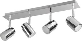 Spot argintiu lucios din metal 19x52 cm Angelo – Trio