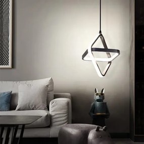 Aplica Led suspendata, Elit'S, Reia SI, 26w Negru