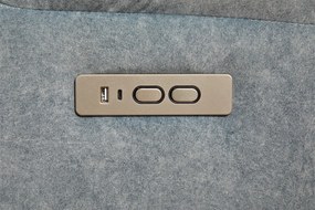 Set canapea dumonde 3+2+1, reclinere electrice, incarcare wireless, priza, masuta, suport pahare Sorren