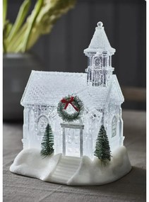 Decorațiune luminoasă de Crăciun albă Chapelle – Markslöjd