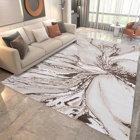 Covor Modern Living , Dormitor Dreptunghiular Eliza 0932A Crem (Alege dimensiunea: 60 x 130)