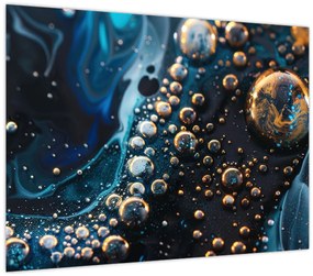 Tablou - Picături de cerneală (70x50 cm)