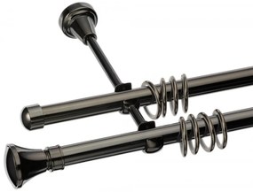 Galerie dubla Prince onyx 19mm/19mm (Alege marime: 160 cm)