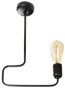Lustră metalică Opviq lights Penelope, negru