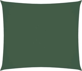 vidaXL Parasolar verde închis 2,5x3 m țesătură oxford dreptunghiular