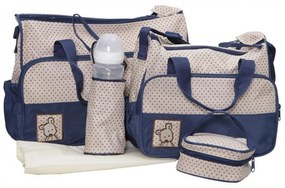 Set 3 genti bebe NOVOKIDS™ Mastella atasabile la carucior, Capacitate mare , Geanta termos pentru biberoane inclusa, dimensiune 39X35X10 cm ,