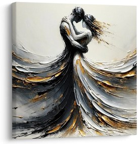Tablou dans în tonuri aurii