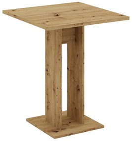 Masa EVERET, stejar artisan, DTD laminat, 68x68x78 cm
