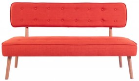 Canapea 2 Locuri, Lemn Solid, Westwood Loveseat, Caramiziu