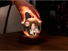 Decorațiune luminoasă portabilă cu USB ø 8 cm Amber – Gingko