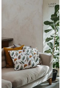 Față de pernă din in 50x50 cm Golden Fall – Linen Tales