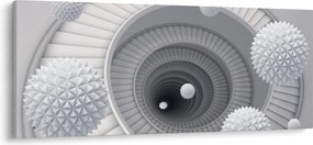 Tablou cu abstracție 3D (120x50 cm)