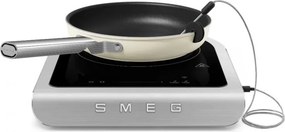 Plita cu inductie portabila Smeg PIC01EGMEU, 2100 W, Sticla ceramica, Verde smarald