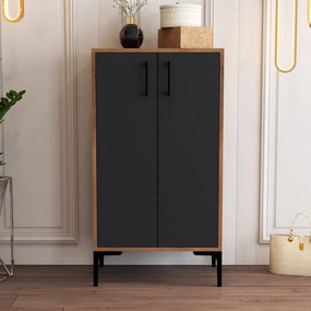 Comodă pentru pantofi Prag - Walnut, Anthracite