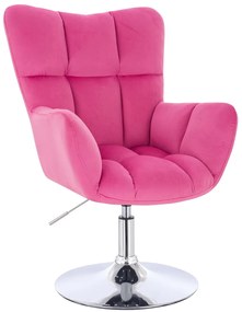 HR650N Scaun Roz Catifea