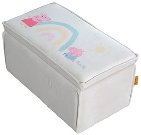 Bancă de copii albă Peppa Pig – Roba