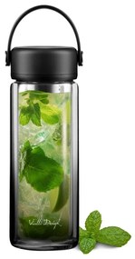 Sticlă neagră din sticlă 350 ml Fuori – Vialli Design