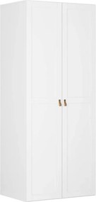 Dulap FLEX, alb, PAL, cu 2 usi, 100x66x240 cm