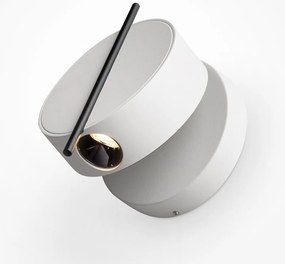 Aplica LED ambientala reglabila design modern minimalist Nuance alb/negru
