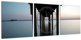 Tablou - nivelul liniștit (cu ceas) (90x30 cm)