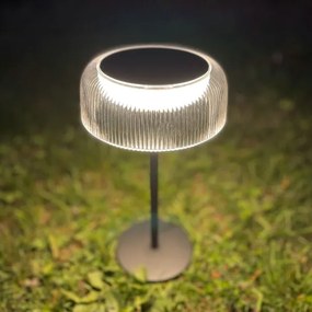 Lampă LED solară reîncărcabilă dimabilă Zuma Line DT33111 BLUET LED/2,5W/2000 mAh IP44 negru