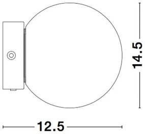 Aplica de perete LED JOLINE NVL-9919601