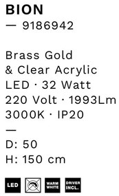 Lustra cu 5 pendule LED design modern Bion