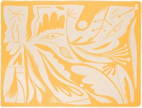Pătură galbenă 165x200 cm Lino – noo.ma