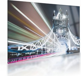 Tablou pe sticlă cu Tower Bridge (70x50 cm)