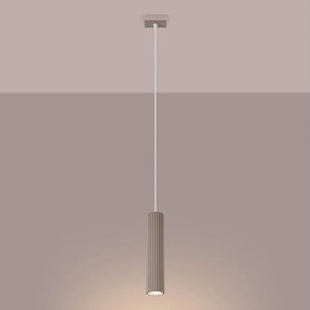 Brilagi - Pendul LED pe cablu CRESTO 1xGU10/10W/230V taupe