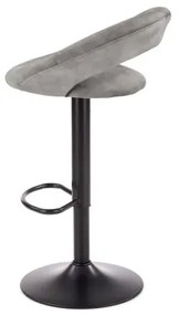 Scaun de bar 100x48 cm gri/antracit