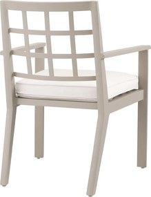 Scaun de interior/ exterior elegant design LUX Cap-Ferrat, sand 113739 HZ