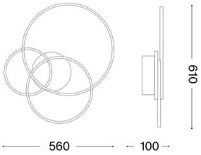 Plafonieră LED Ideal Lux FRAME LED/41W/230V