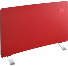 Sencor - Convector electric inteligent 1200/2400 W, 230 V, IP24, Wi-Fi, roșu