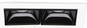 Corp incastrabil cu 2 spoturi LED LIKA FI TRIM 06W 3000K