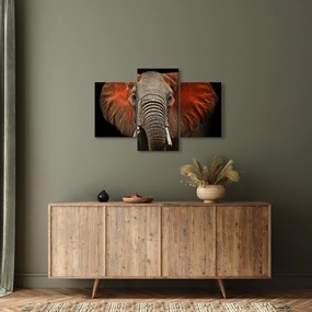 Tablou - Elefanți cu Tsavo (90x60 cm)