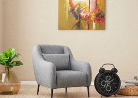 Fotoliu Venus, Poliester / Linen, Gri
