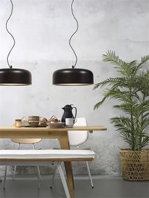 Lustra design nordic Marseille black, 48,5cm