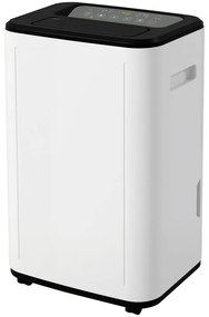 HOMCOM Dezumidificator Electric Rezervor Apă 6 L 20L/zi cu 3 Moduri 2 Trepte Temporizator 33,5x26x53 cm Alb | Aosom Romania
