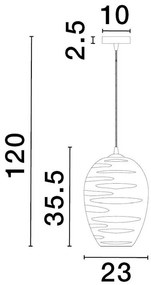 Pendul design decorativ modern EVLEEN