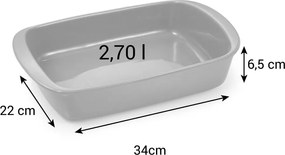 Vas de copt din gresie 22x34 cm Delicia – Tescoma