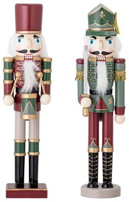 Figurine de Crăciun 2 buc. din lemn (înălțime 38 cm) Darren – Bloomingville