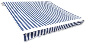 Panza copertina albastru  alb, 3x2,5 m (cadrul nu este inclus)