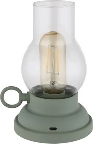 Lampă LED tactilă reîncărcabilă dimabilă de masă Globo 58016B PETRO LED/1W/3,7V 1200 mAh verde