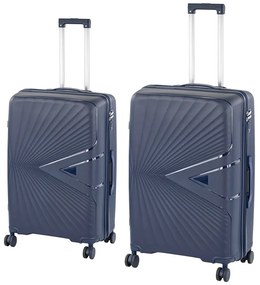 TraveLux Endure IV gurulós bőrönd szett kék